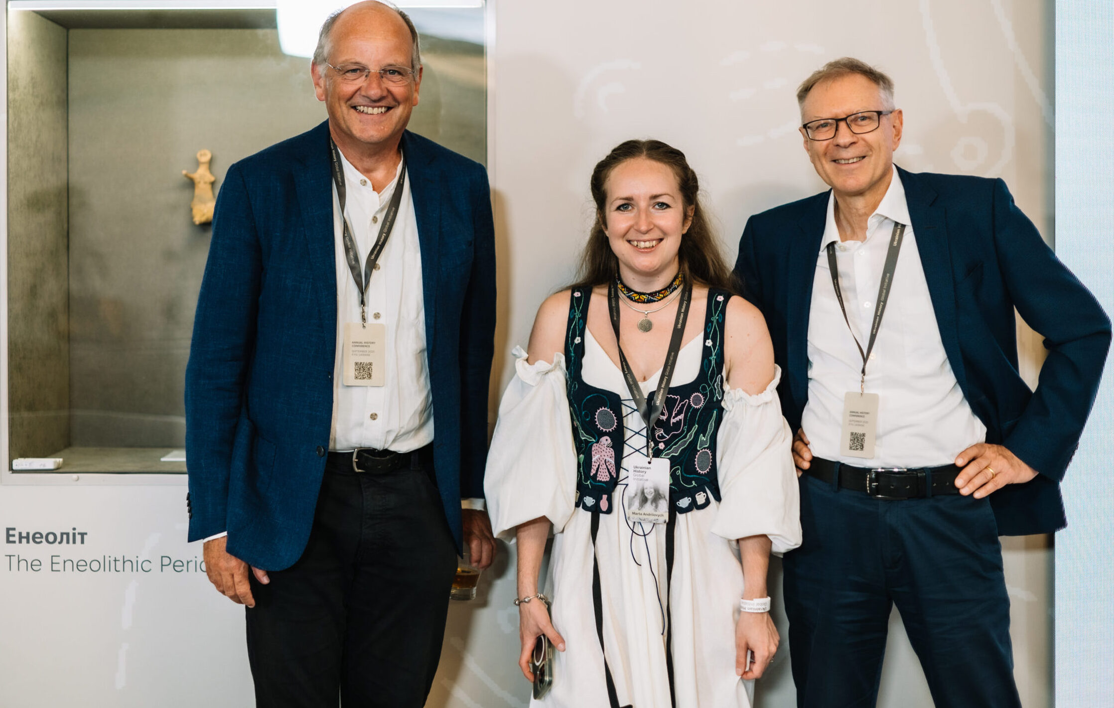 Photo by Kateryna Lashchykova; From left to right - Johannes Müller, Marta Andriiovych and Albert Hafner.